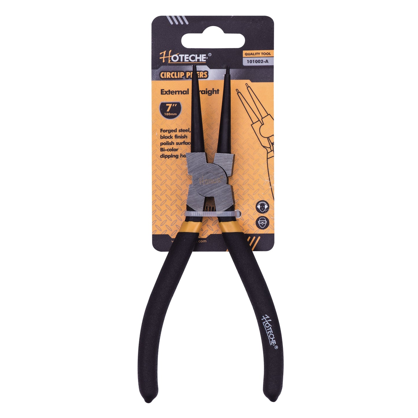 101002-A- HOTECHE PINZA SEGUER 7"/180mm RECTA EXTERIOR