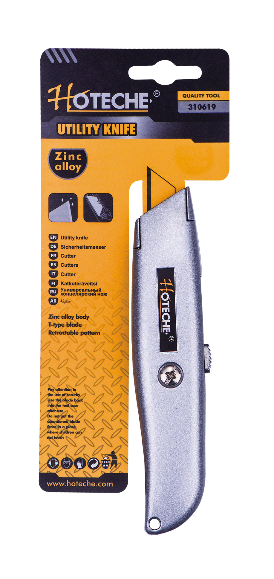 310619- HOTECHE CUTTER TRAPEZOIDAL