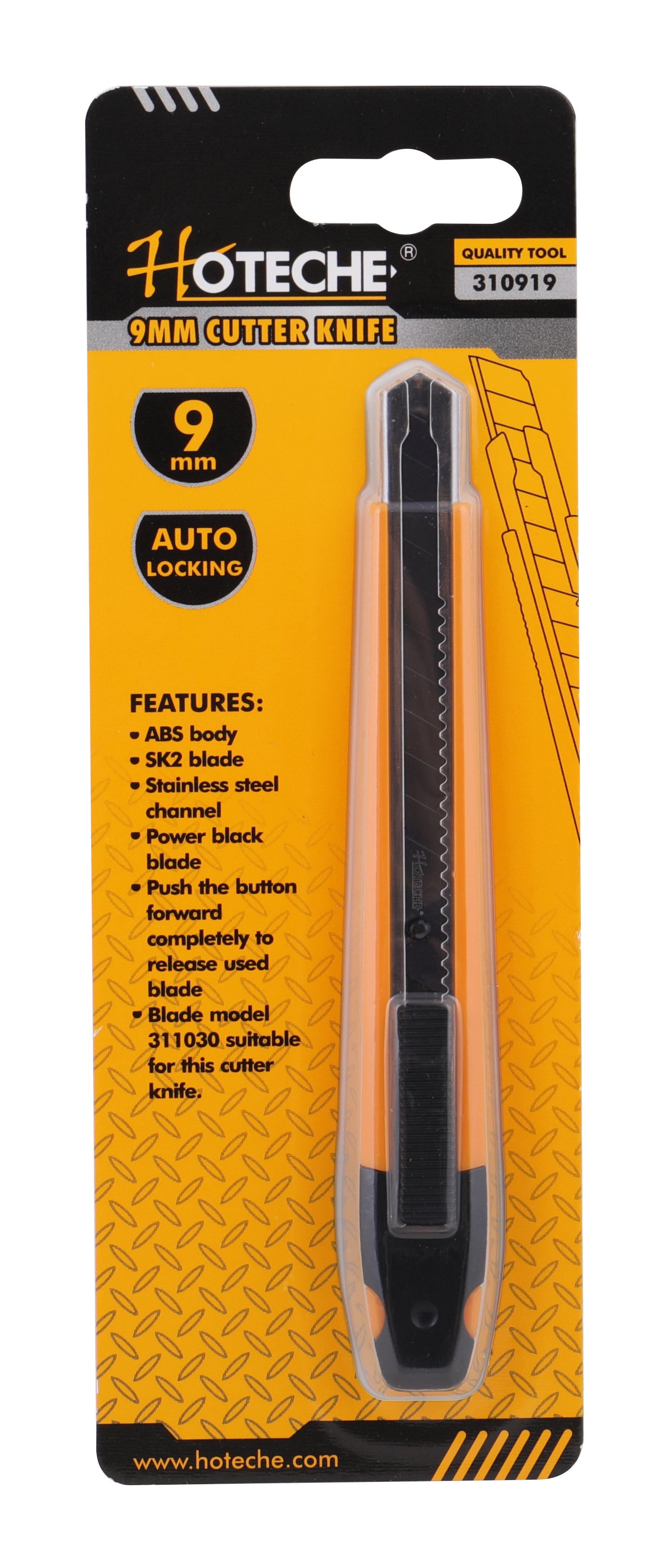 310919- HOTECHE CUTTER 9MM EN BLISTER