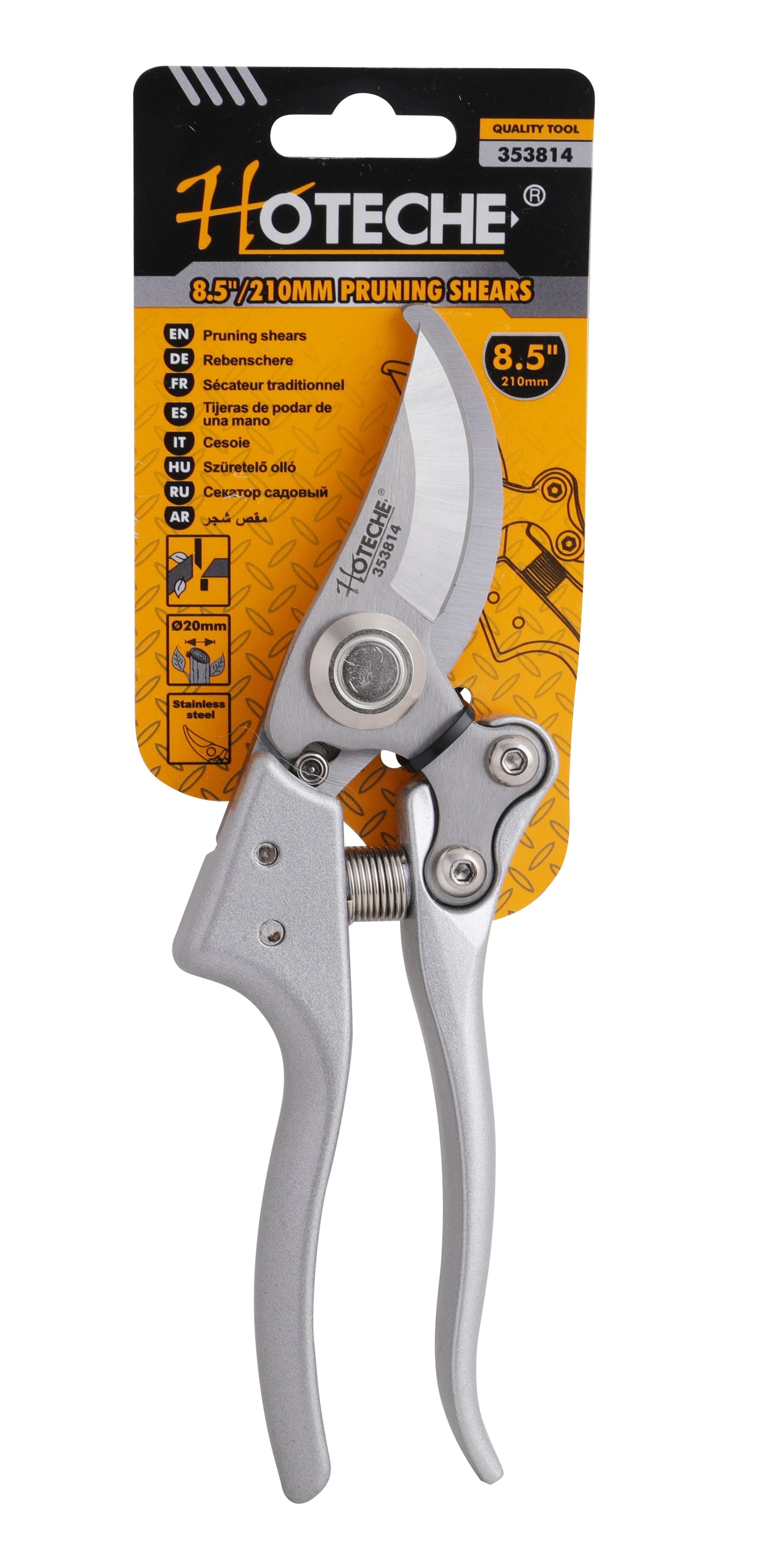 353814- HOTECHE TIJERA DE PODA REFORZADA 8,5"/210mm