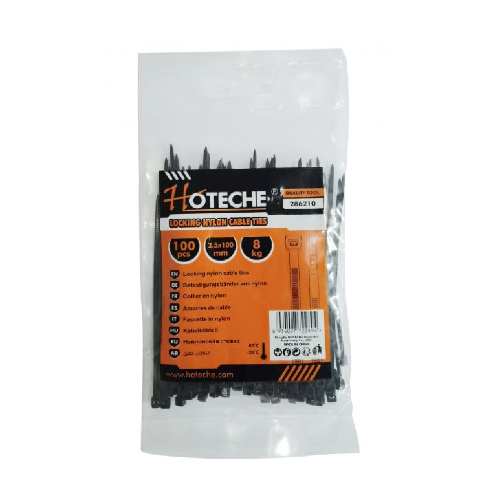 286210 - HOTECHE PRECINTOS 2.5 X 100 MM X 100 UNID