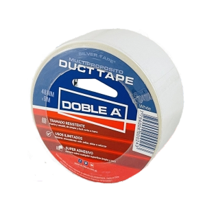 DOBLE A CINTA DUCT TAPE BLANCO 48mm x 9mm