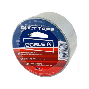 DOBLE A CINTA DUCT TAPE GRIS 48mm x 9mm