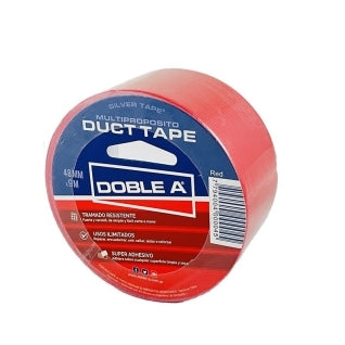 DOBLE A CINTA DUCT TAPE ROJO 48mm x 9mm