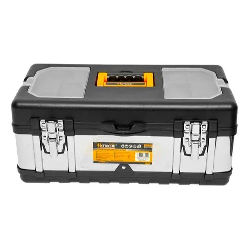 490017 - HOTECHE CAJA DE HERRAMIENTAS DE ACERO INOXIDABLE 45 × 25 × 19,5 cm