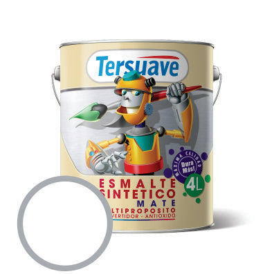 823 - TERSUAVE ESMALTE SINTÉTICO MATE BLANCO 1/4LT
