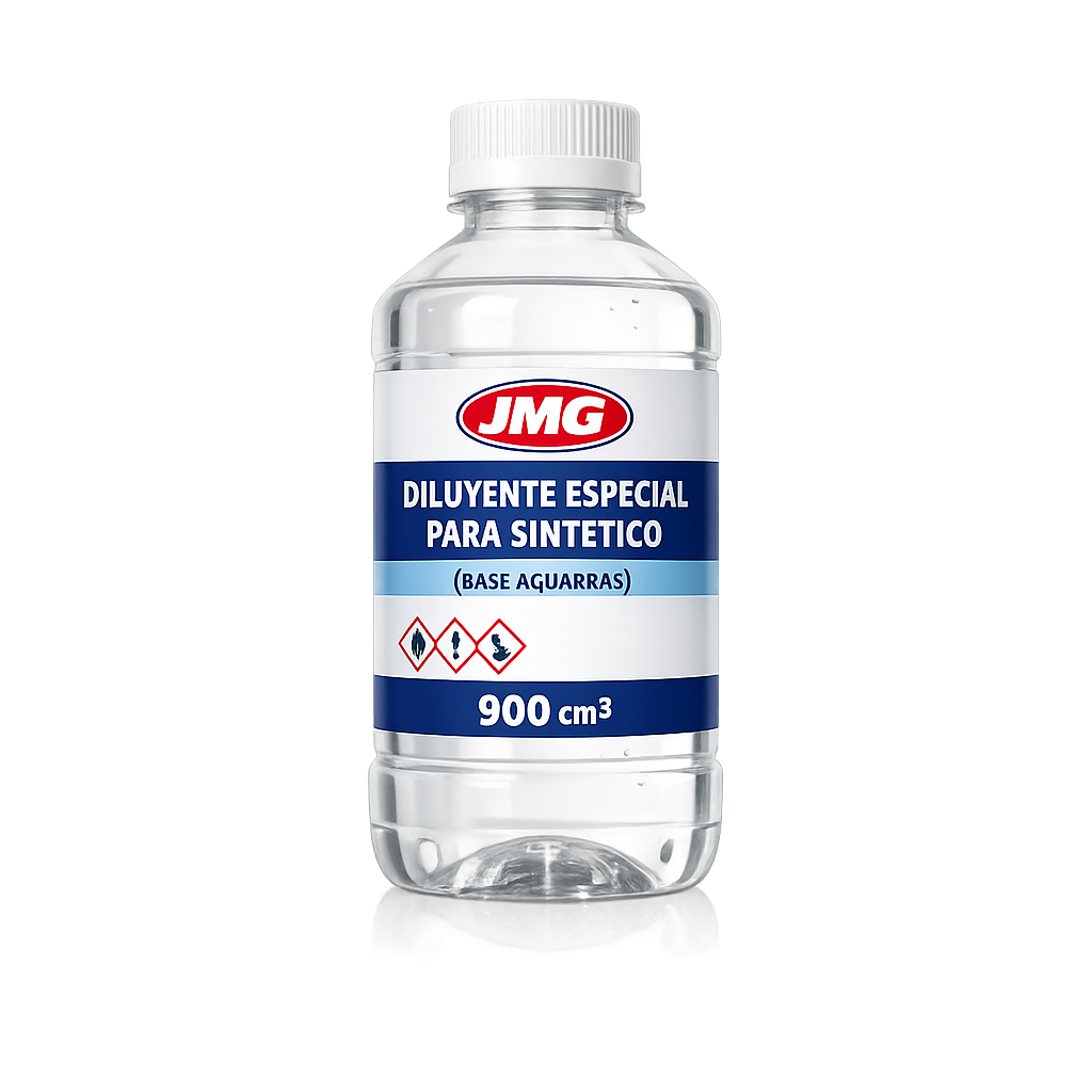 JMG DILUYENTE ESPECIAL PARA SINTÉTICO (base aguarrás) X 900 CM3