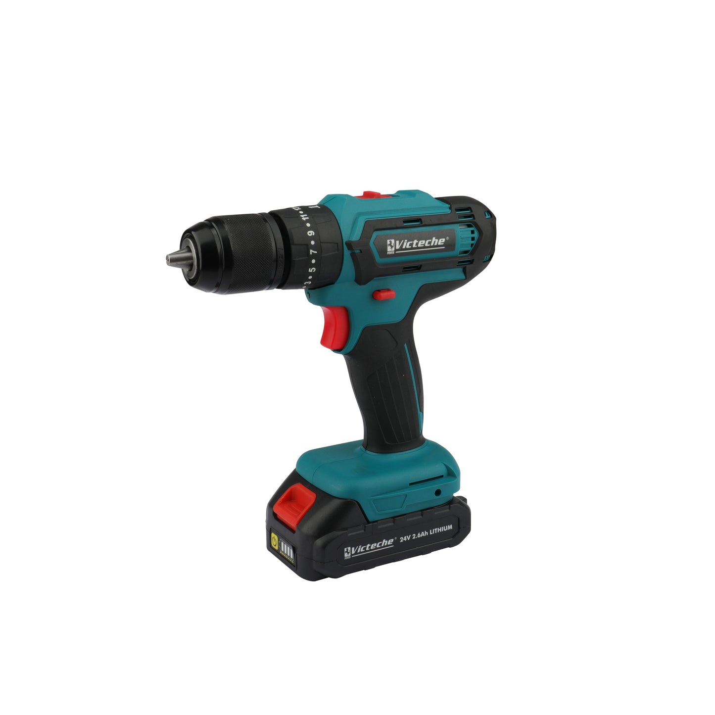 VP 10102 - VICTECHE TALADRO 13 MM INALÁMBRICO DE LITIO DE 24V