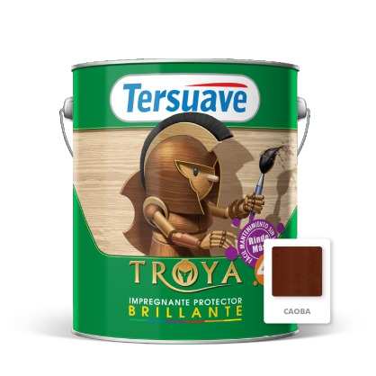 1417 - TERSUAVE TROYA IMPREGNANTE BRILLO CAOBA 4LT