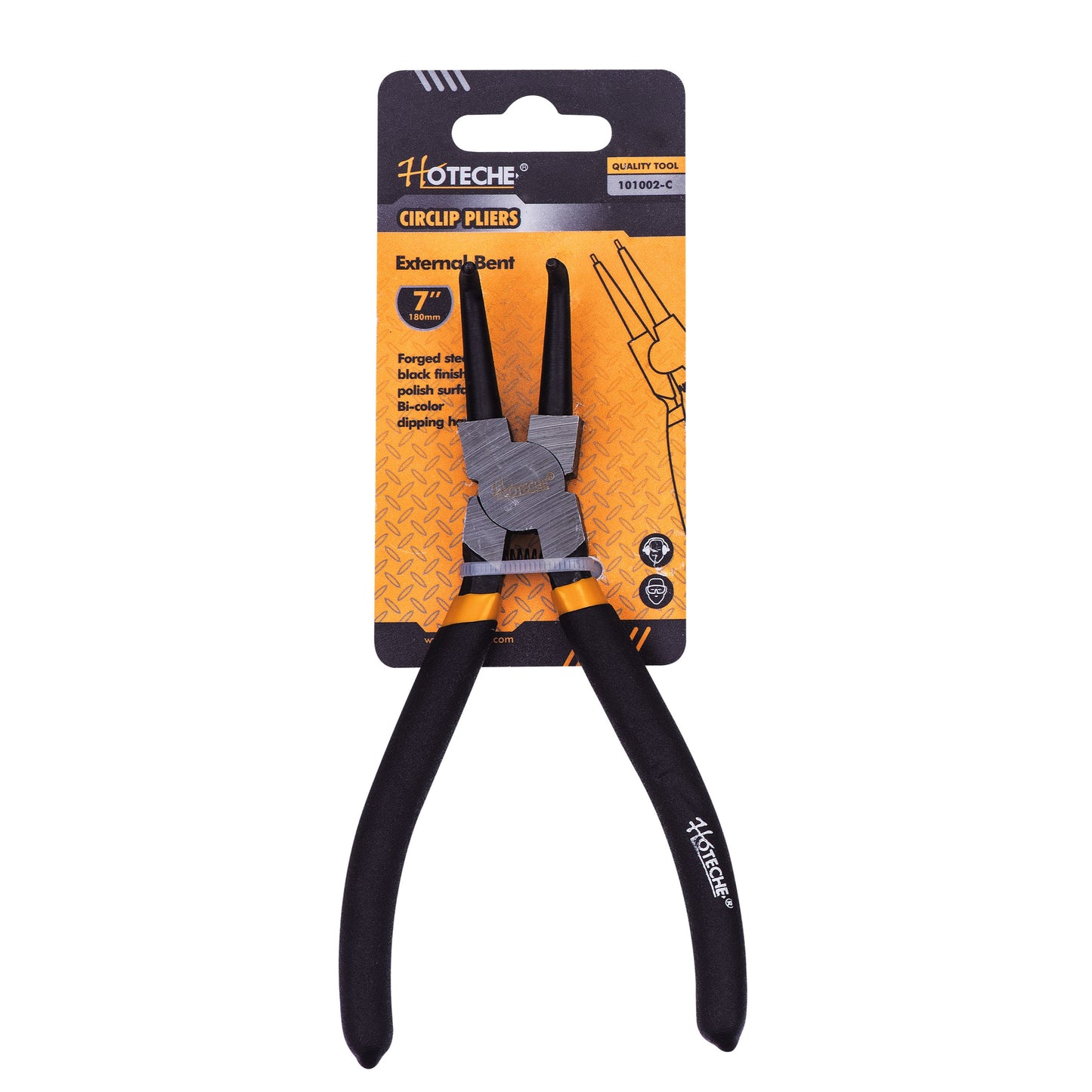 101002-C- HOTECHE PINZA SEGUER CURVA EXTERIOR 7"/180MM