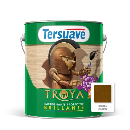 1454 - TERSUAVE TROYA IMPREGNANTE BRILLO ROBLE CLARO 1/2LT