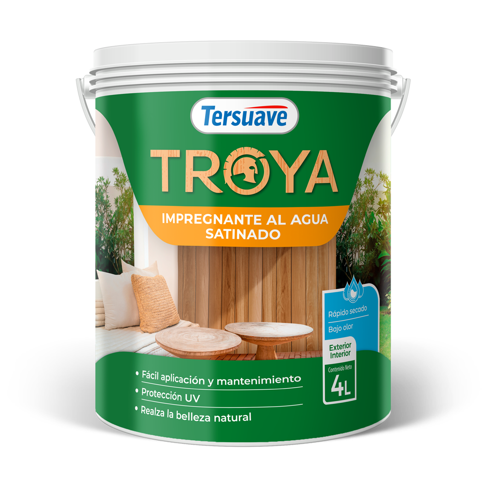 1375-TERSUAVE TROYA IMPREG. ACUOSO SAT. CAOBA 1lt 