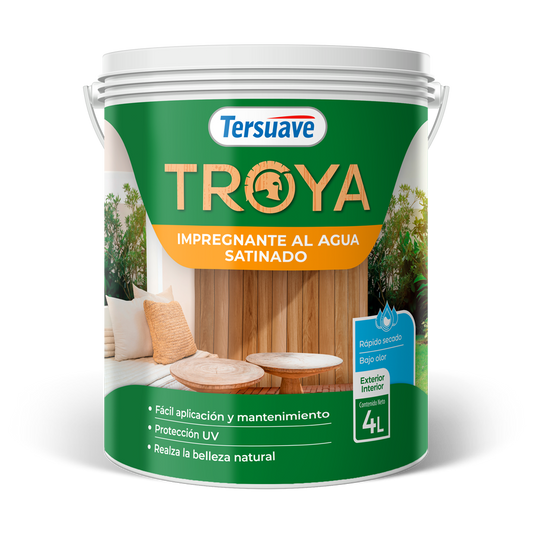 1375-TERSUAVE TROYA IMPREG. ACUOSO SAT. CAOBA 1lt 