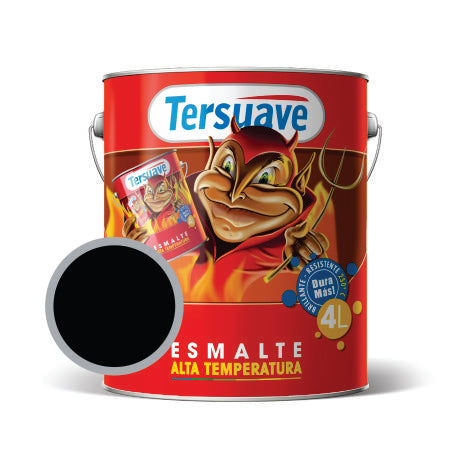 1064 - TERSUAVE ESMALTE ALTA TEMPERATURA BRILLO NEGRO 1/2LT