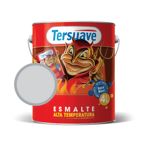 1074 - TERSUAVE ESMALTE ALTA TEMPERATURA BRILLO ALUMINIO 1/2LT