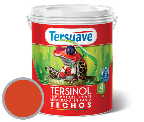 28597 - TERSUAVE TERSINOL TECHOS MEMBARANA ROJA TEJA 4KG