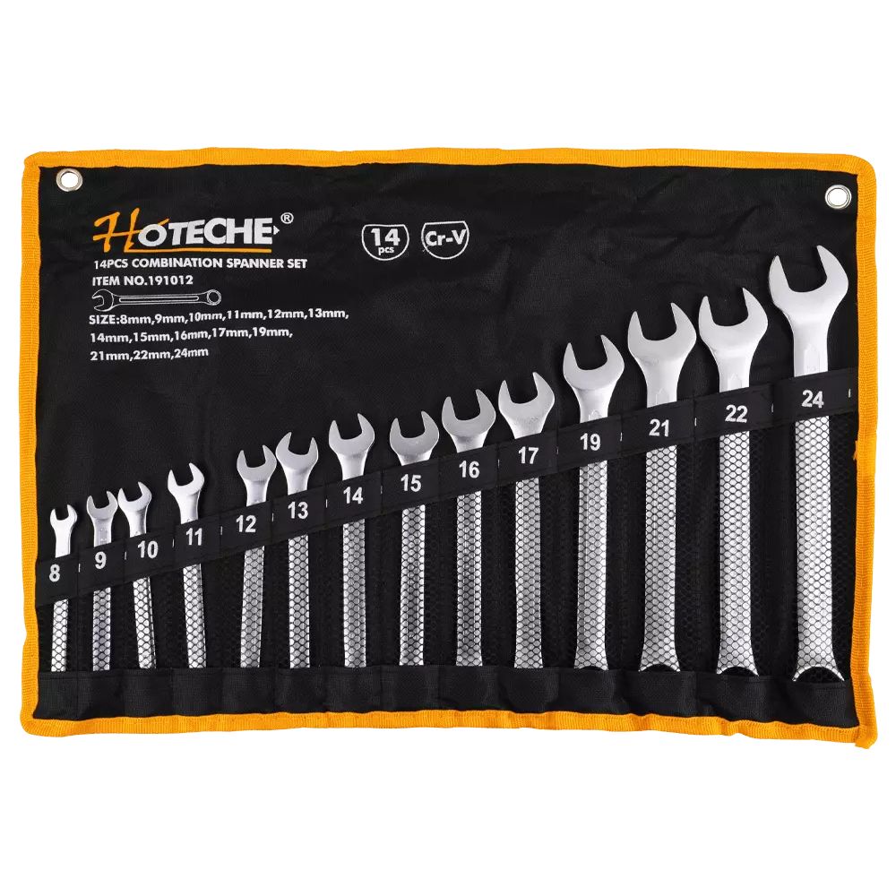 191012 - HOTECHE JUEGO DE 14 PZS DE LLAVES COMBINADAS MM