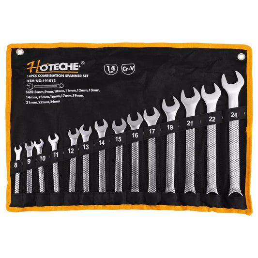 191012 - HOTECHE JUEGO DE 14 PZS DE LLAVES COMBINADAS MM