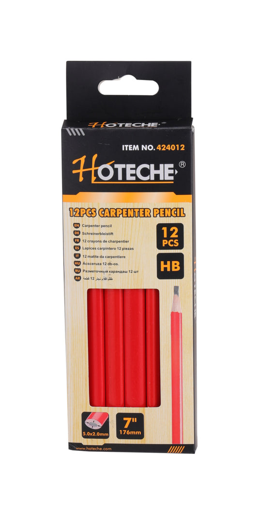 424012- HOTECHE LAPIZ CARPINTERO X 12 PIEZAS
