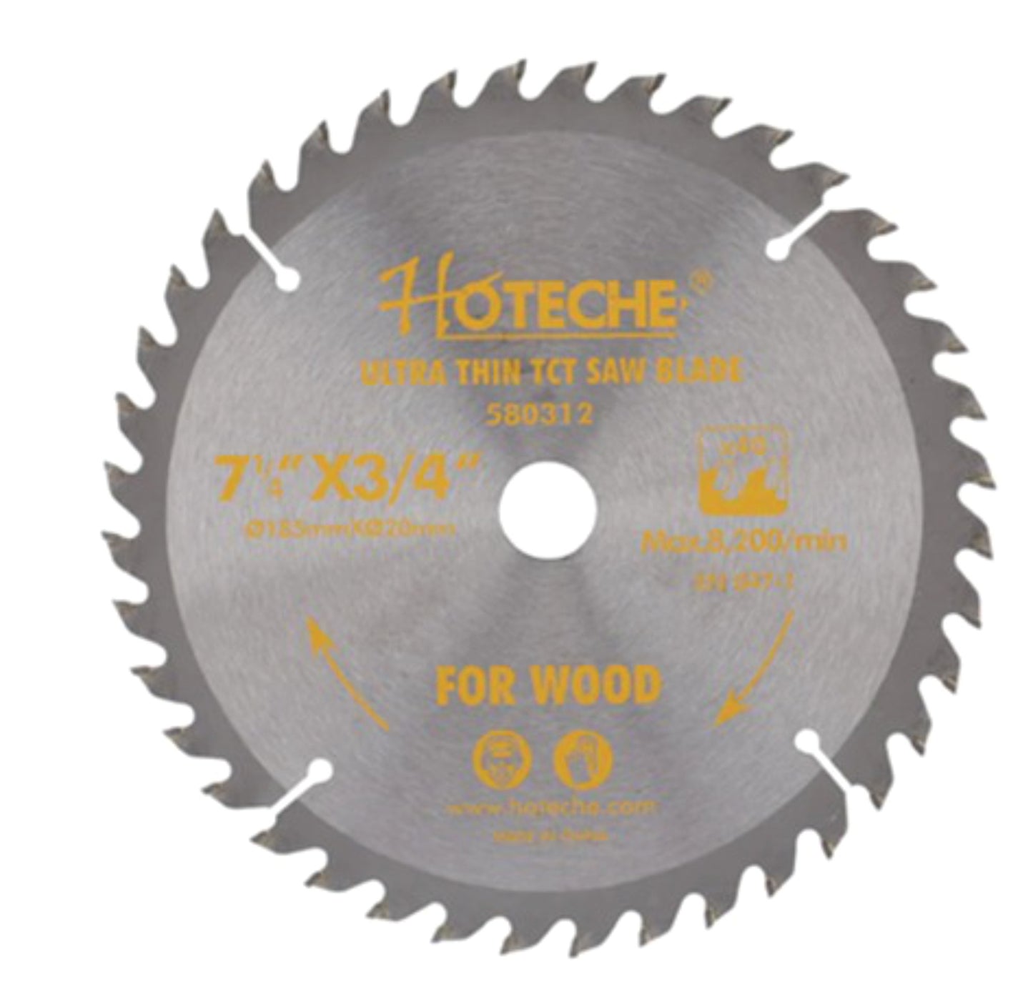 580104- HOTECHE HOJA DE SIERRA 115mm x 40D