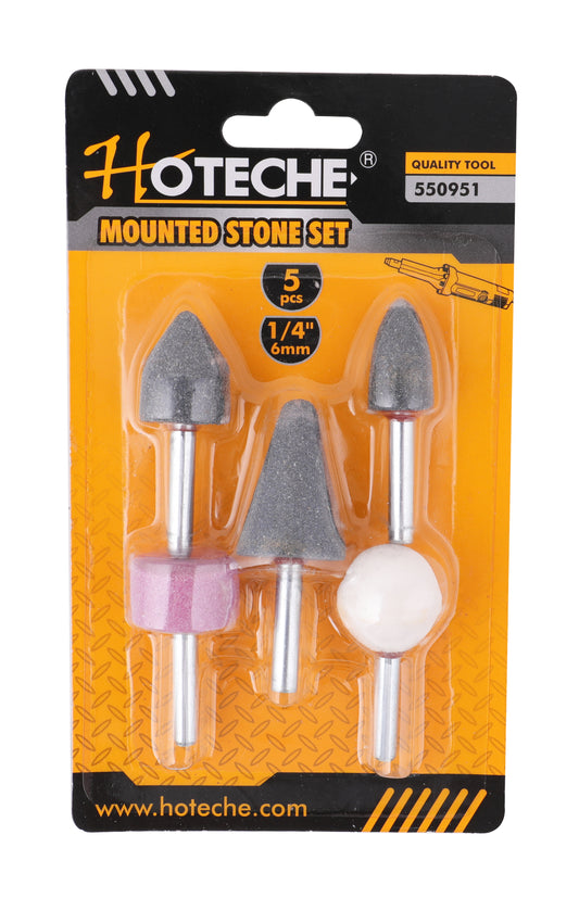550951- HOTECHE PIEDRAS MONTADAS X 5 PIEZAS VASTAGO DE 6 MM