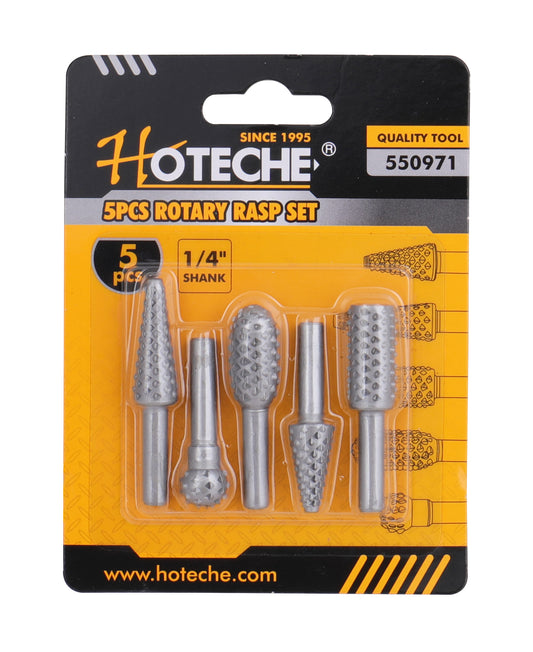 550971- HOTECHE LIMA ROTATIVAS X 5 PIEZAS VASTAGO 1/4"