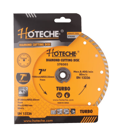 570305- HOTECHE DISCO DIAMANTADO TURBO 180 MM