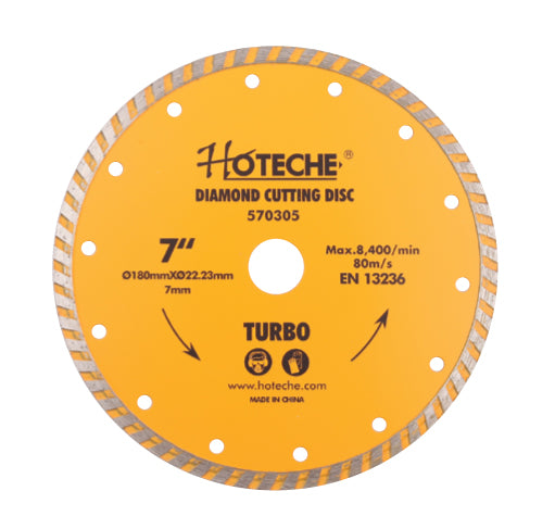 570305- HOTECHE DISCO DIAMANTADO TURBO 180 MM