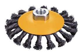 590222- HOTECHE CEPILLO CÓNICO TRENZADA M14x100mm