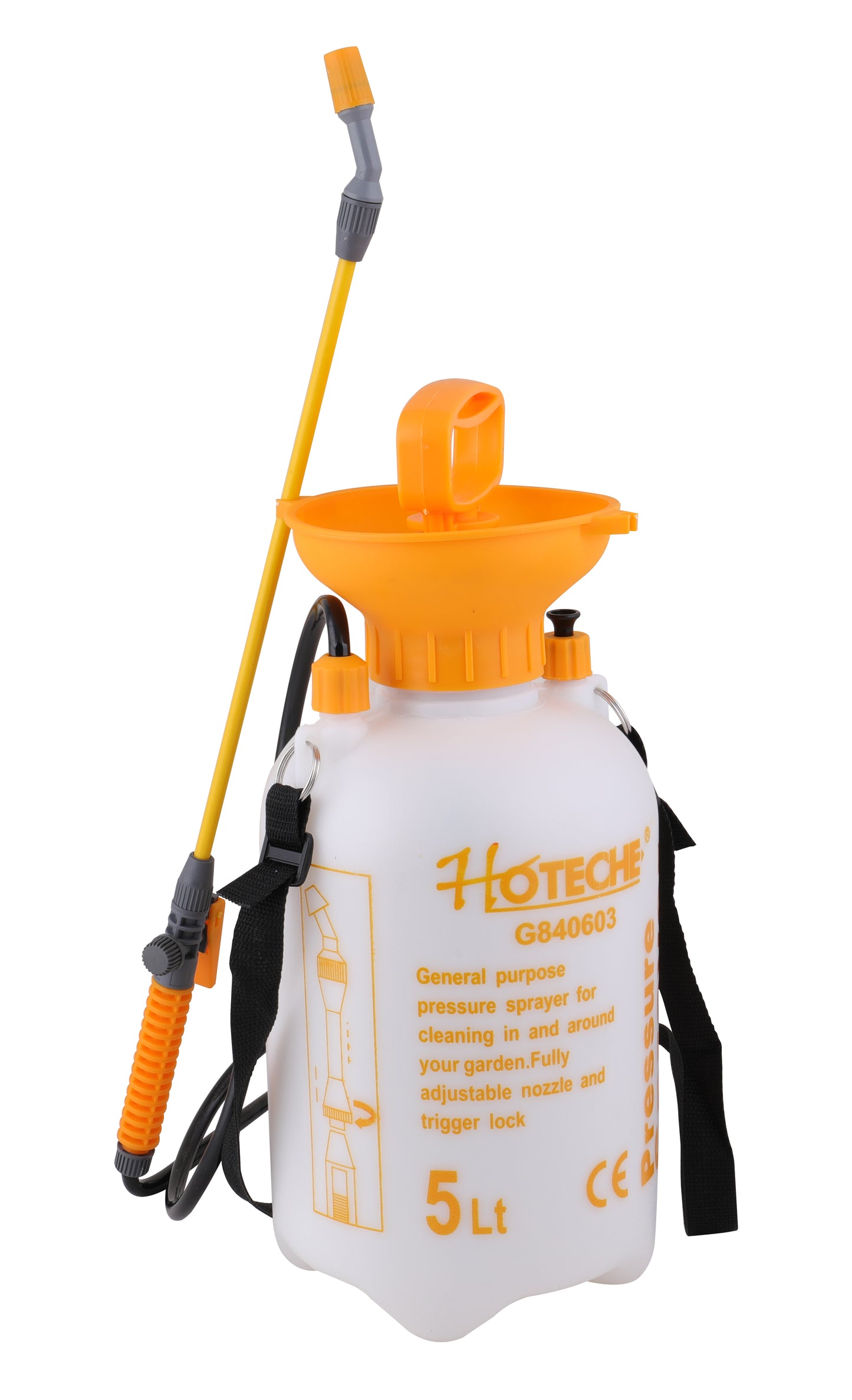 G840603- HOTECHE PULVERIZADOR DE PRESIÓN 5 LTS.
