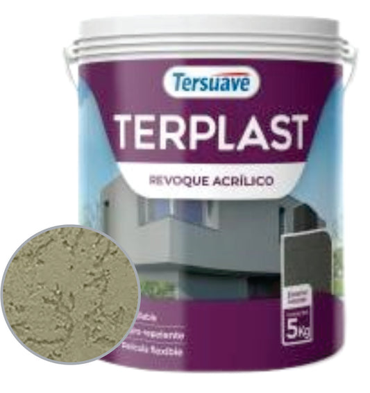 10497 - TERSUAVE TERPLAST REVOQUE ACRÍLICO VERDE LIQUEN 5KG