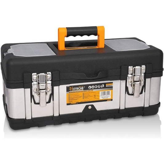 490016 - HOTECHE CAJA DE HERRAMIENTAS DE ACERO INOXIDABLE 41x21.5x18.5cm