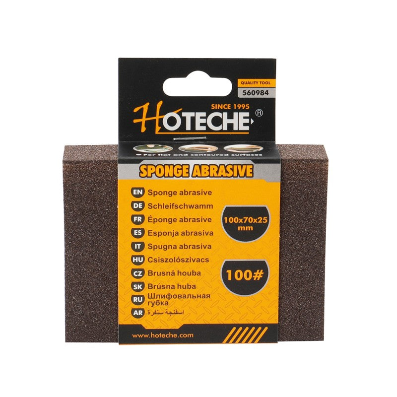 560985 - HOTECHE ESPONJA ABRASIVA TRAPEZOIDAL 100#