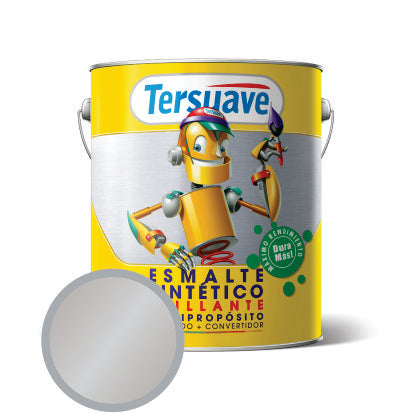 127 - TERSUAVE ESMALTE SINTÉTICO BRILLANTE ALUMINIO 4LT