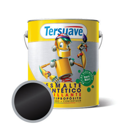 183 - TERSUAVE ESMALTE SINTÉTICO BRILLANTE NEGRO 1/4LT