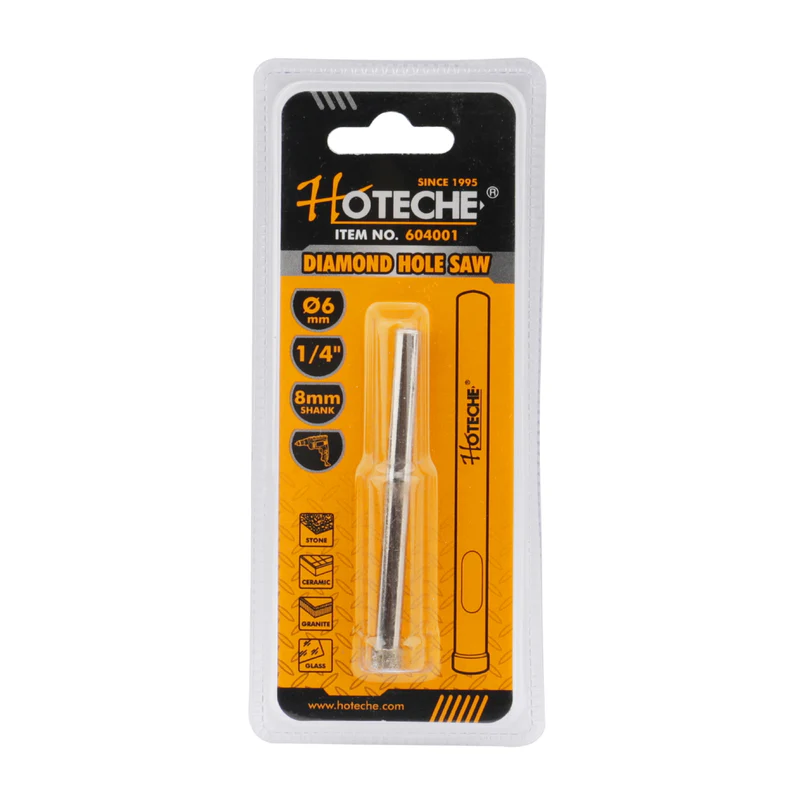 604001 - HOTECHE BROCA DIAMANTADA PARA PORCELANTO 6 mm