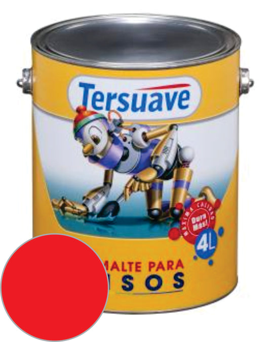 1515 - TERSUAVE SINTÉTICO PARA PISOS SEMI MATE ROJO 1KG