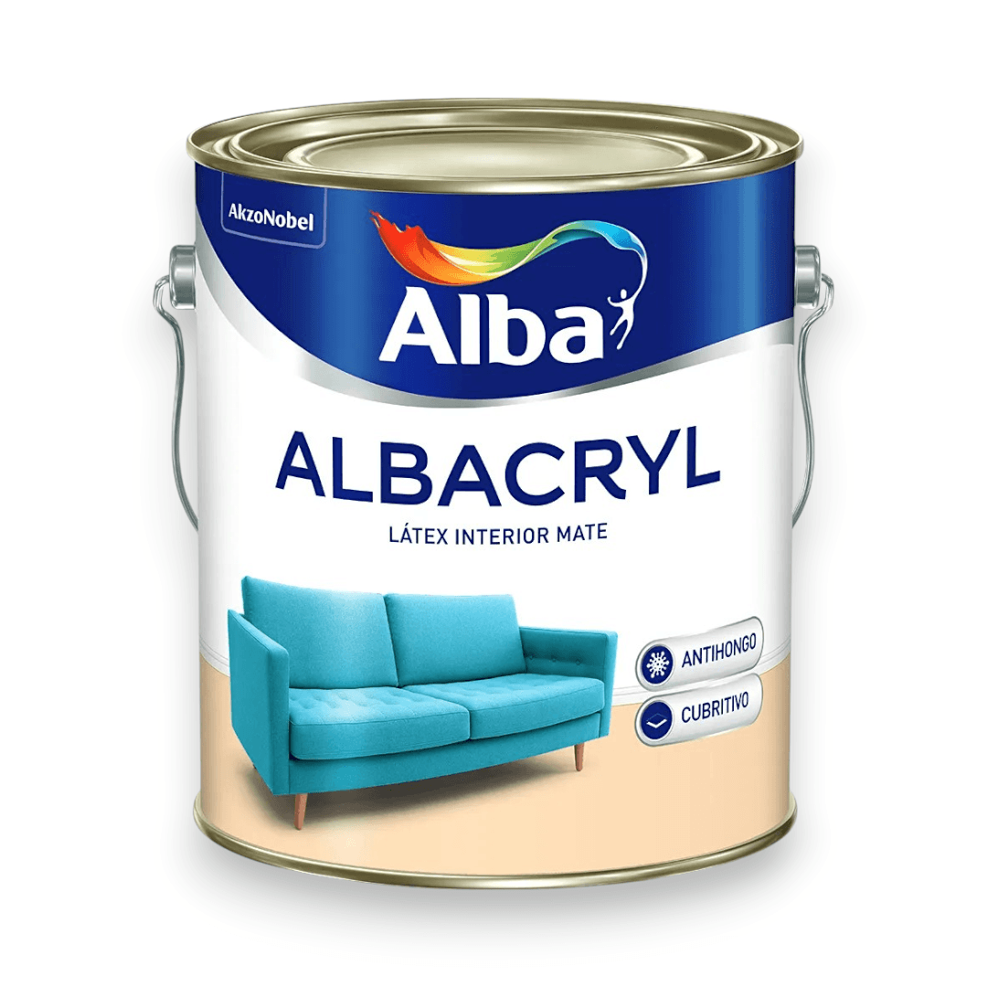 5186802-ALBACRYL MATE BLANCO - 01 L
