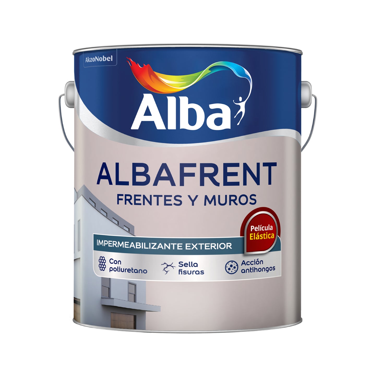 5186812-ALBAFRENT FRENTES Y MUROS BLANCO - 10 L