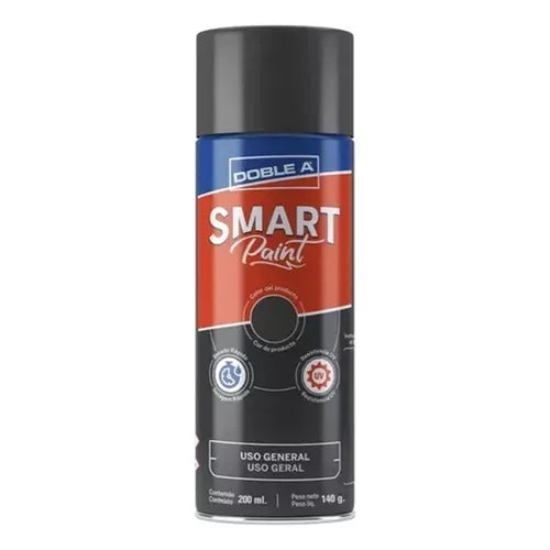 78072773175 DOBLE A SMART PAINT AA NEGRO MATE UG 200ML/140G