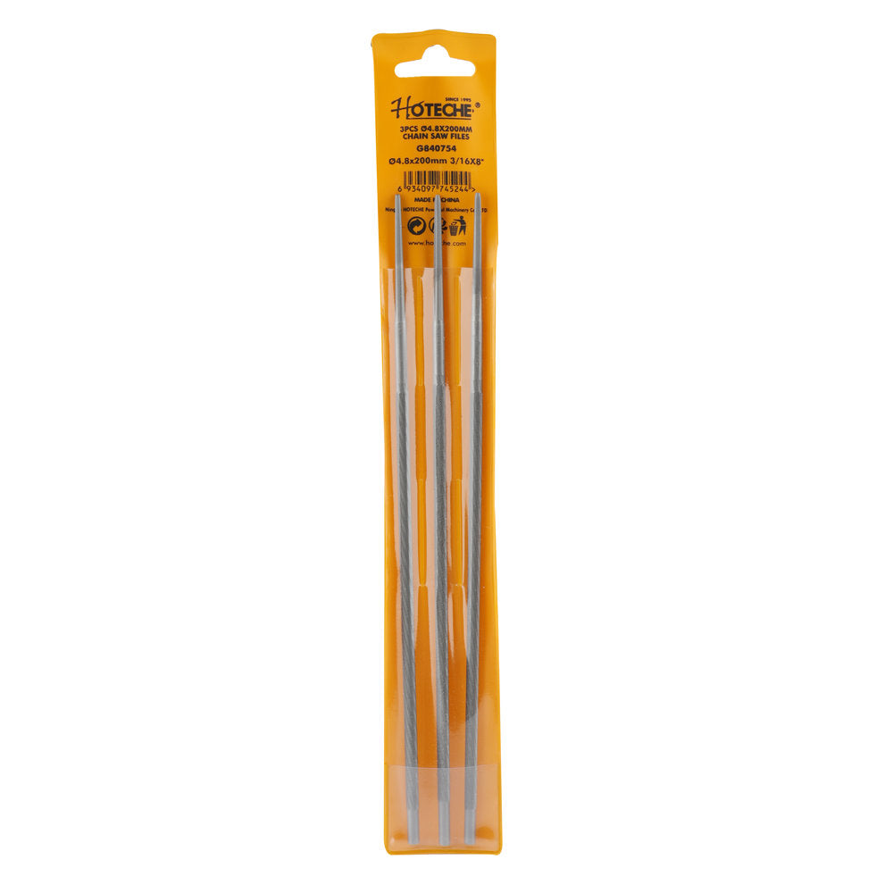G840754 - HOTECHE LIMA P/MOTOSIERRA X 3 PZS 4,8X200MM