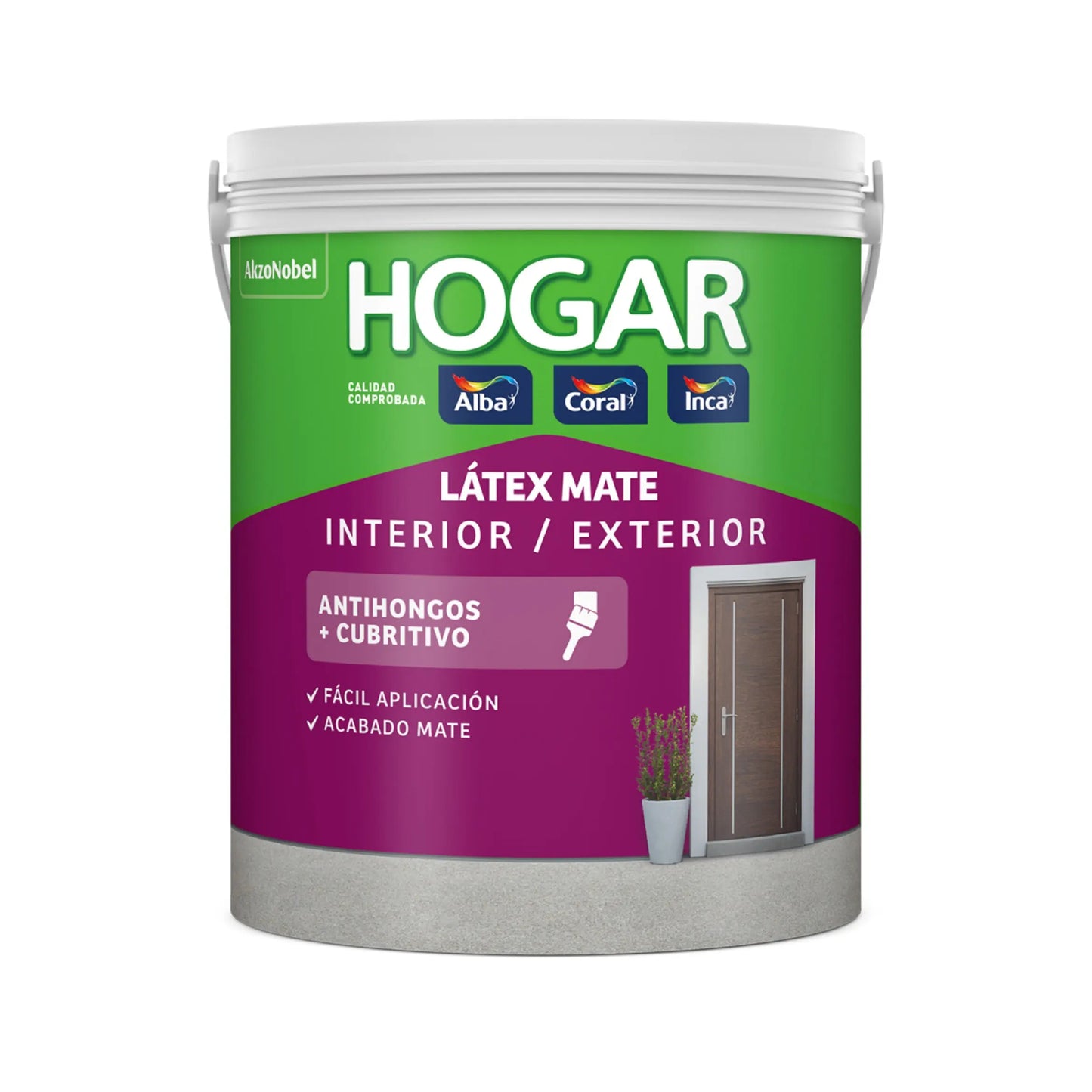 5188232-HOGAR LAT INT/EXT BLANCO - 20 L