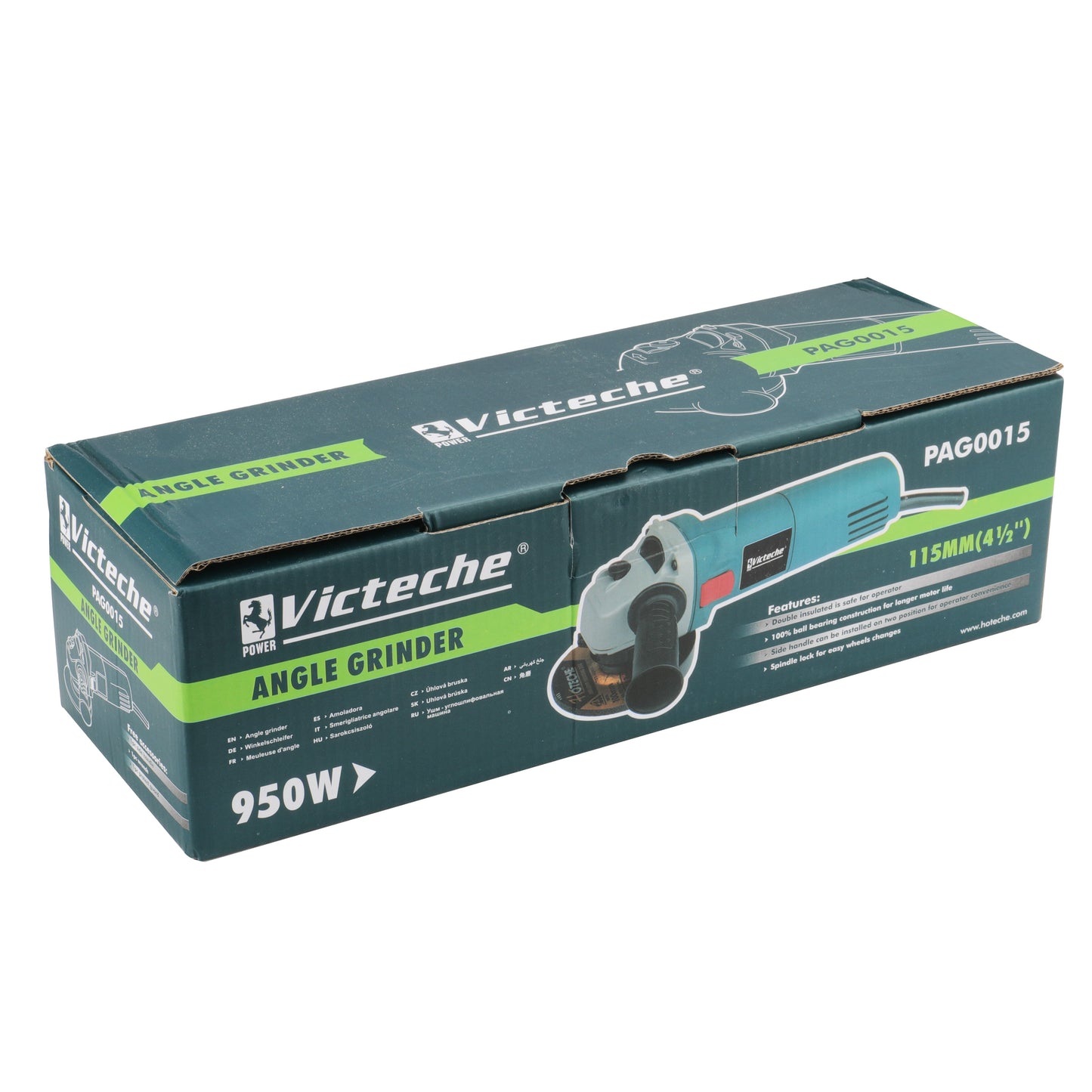 PAG 0015 - VICTECHE AMOLADORA ANGULAR DE 115MM 950 W