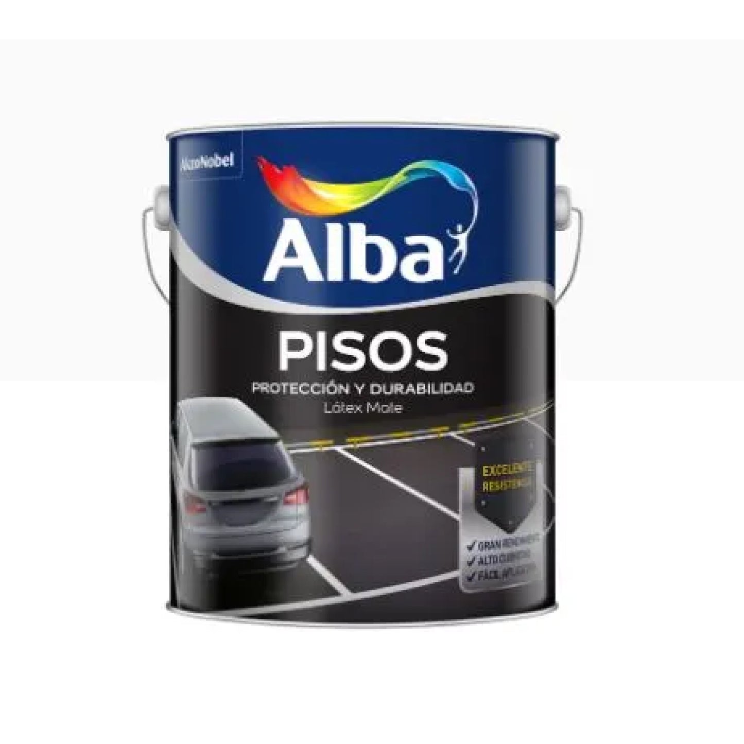 5187306-PISOS LATEX ACRIL NEGRO - 01 L