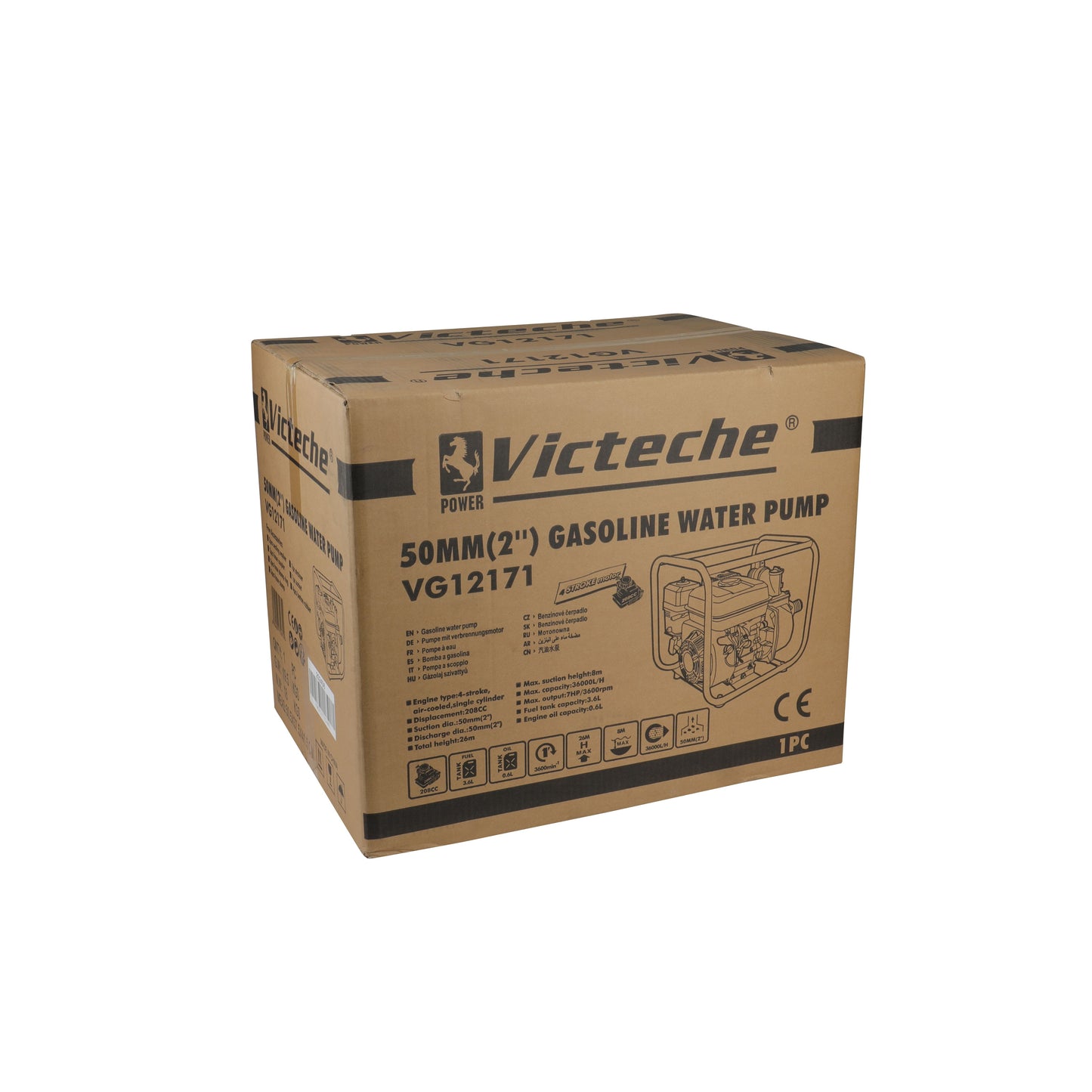 VG 12171 - VICTECHE MOTOBOMBA DE AGUA 2 " 7 HP