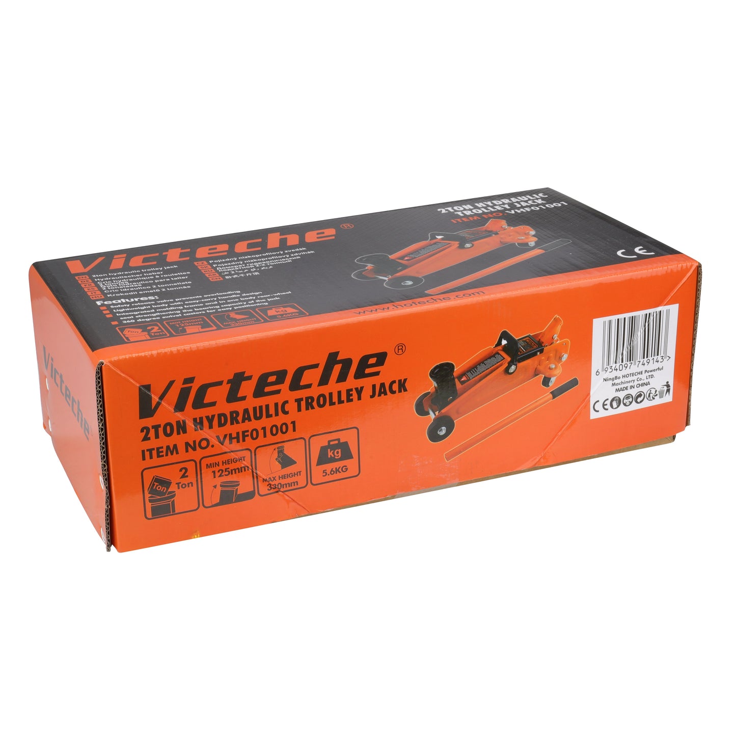 VHF 01001 - VICTECHE CRIQUE CARRITO HIDRÁULICO DE 2 TONELADAS