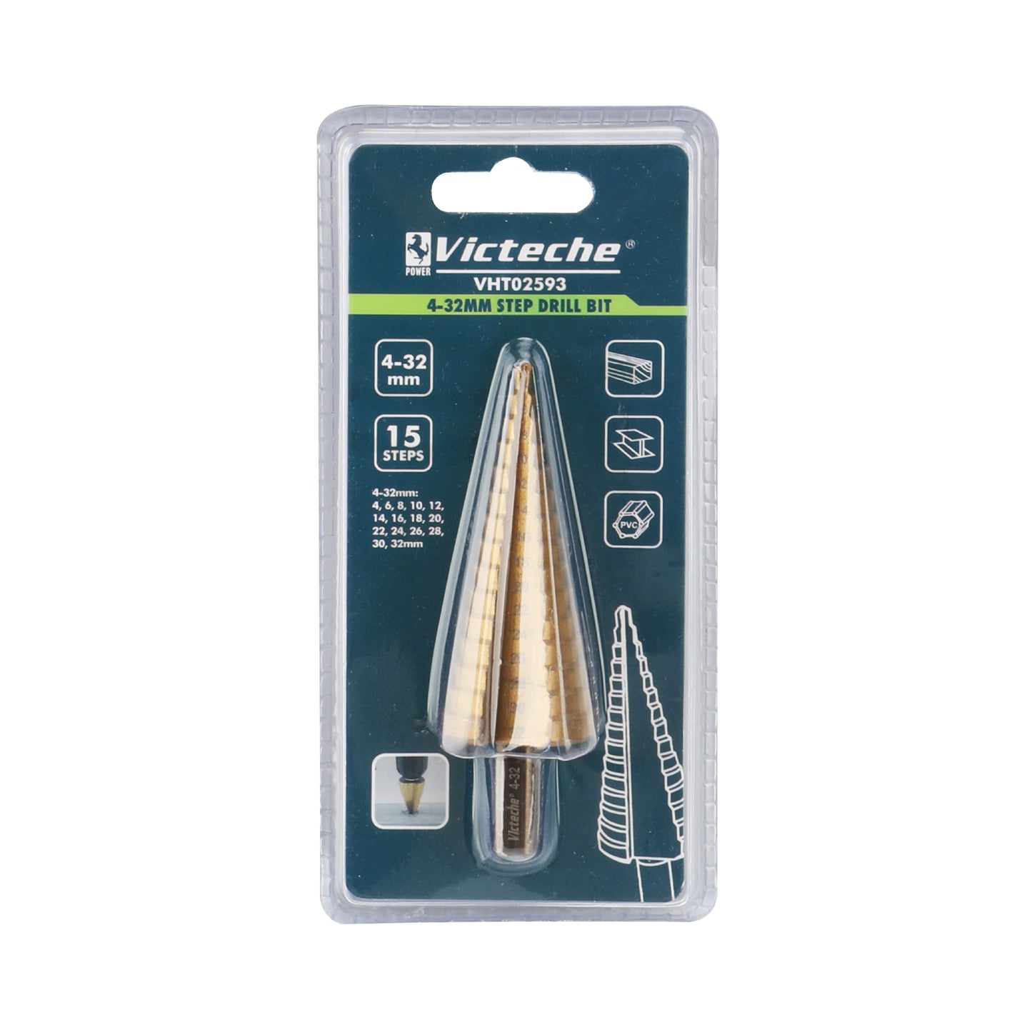 VHT02593 - VICTECHE MECHA ESCALONADA HSS 4-32MM