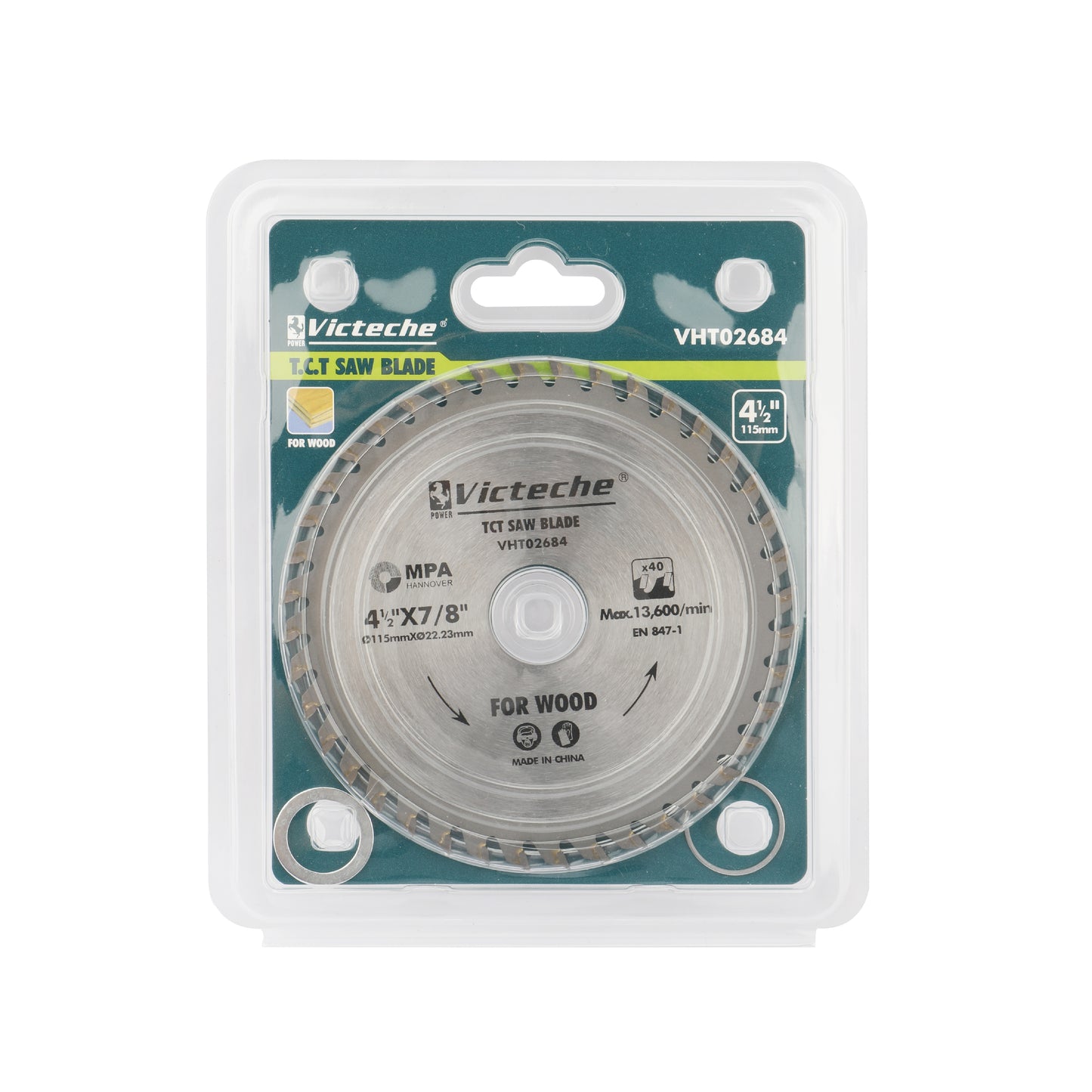 VHT 02684 - VICTECHE HOJA DE SIERRA PARA MADERA 115X22,23