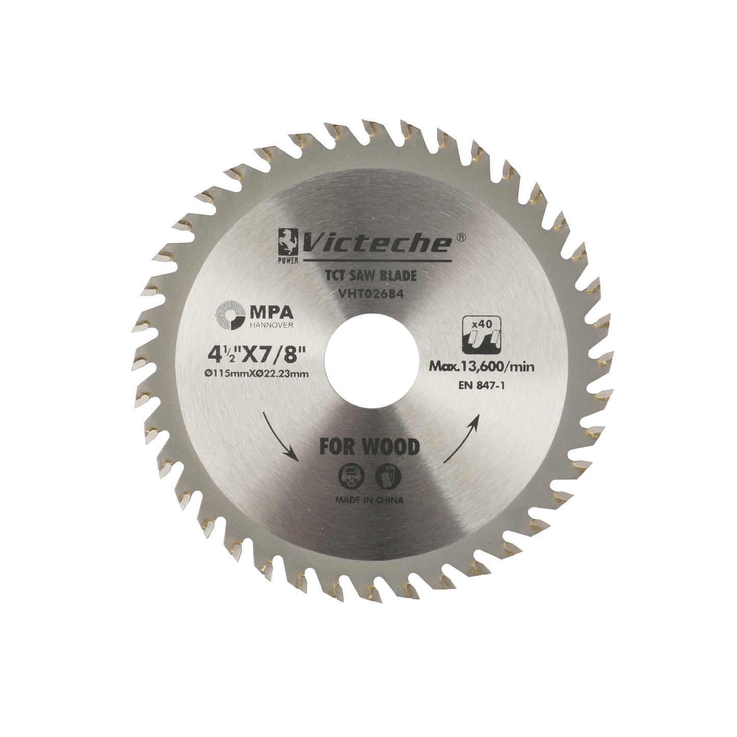 VHT 02684 - VICTECHE HOJA DE SIERRA PARA MADERA 115X22,23
