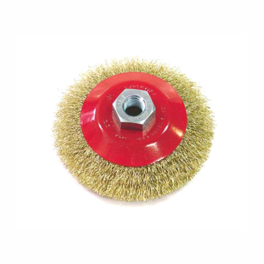 WLNCP-1151- WEILEN CEPILLO CIRCULAR CÓNICO RIZADO 100mm ROSCA M14